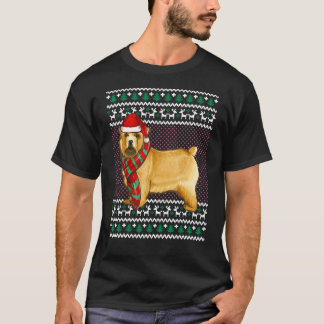 Camiseta Xmas Norwich Terrier Perro Santa Hat Navidades feo