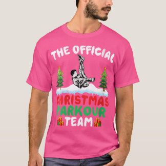 Camiseta Xmas Parkour Team - Funny Freerunning Parkour Chri