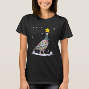 Camiseta Xmas Pigeon Animales Nochebuena
