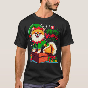 Camiseta Xmas Pomerania