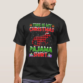 Camiseta Xmas Santa Hat Este es mi Pajama Navidades de Igua