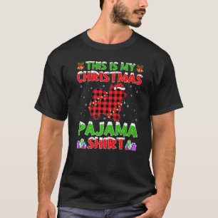 Camiseta Xmas Santa This is My Papillon Navidades Pajama