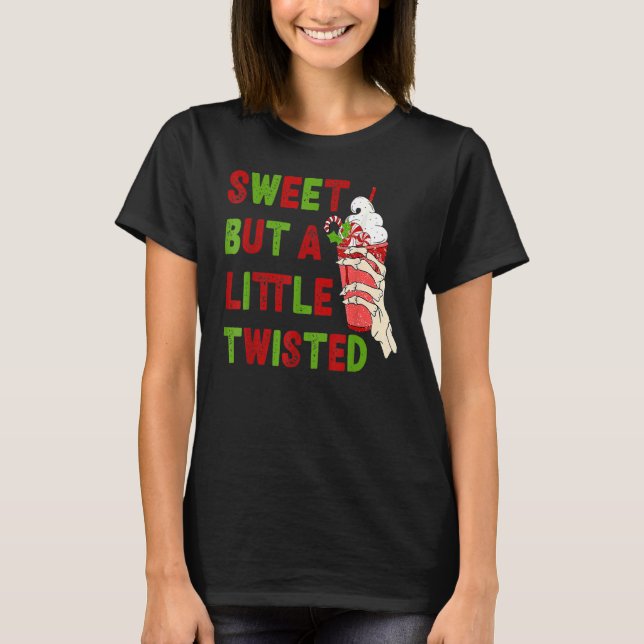Camiseta Xmas Sweet But A Littles Twisted Merry Christmas I (Anverso)