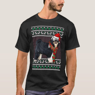 Camiseta Xmas Tibetano Terrier Perro Santa Hat Navidades fe