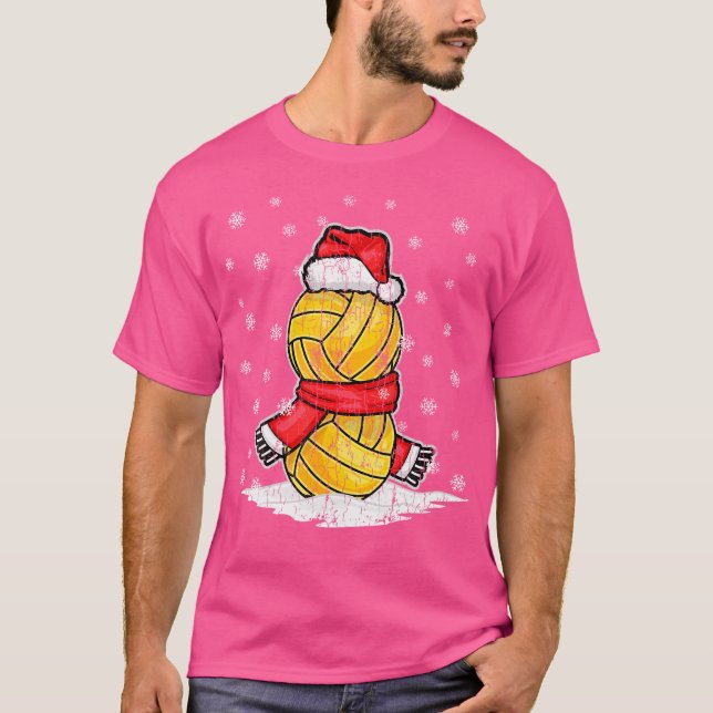 Camiseta Xmas Wasserball-Bekleidung Co Funny Unisex-Adulto  (Anverso)
