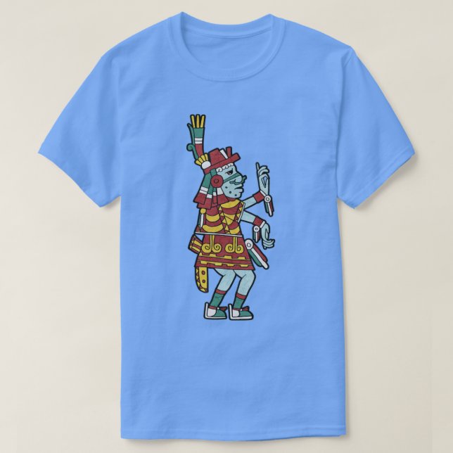 Camiseta Xochiquetzal Diosa Azteca Nahuatl Inca Tolt (Diseño del anverso)