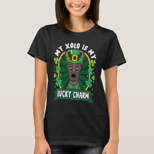 Camiseta Xolo Mexicano sin pelo St Patricks Lucky Charm Mom