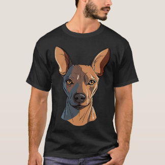 Camiseta Xolo Xoloitzcuintle Perro mexicano sin pelo Cara C