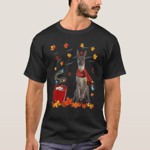 Camiseta Xoloitzcuintli Cae Chocolate Perro caliente otoño