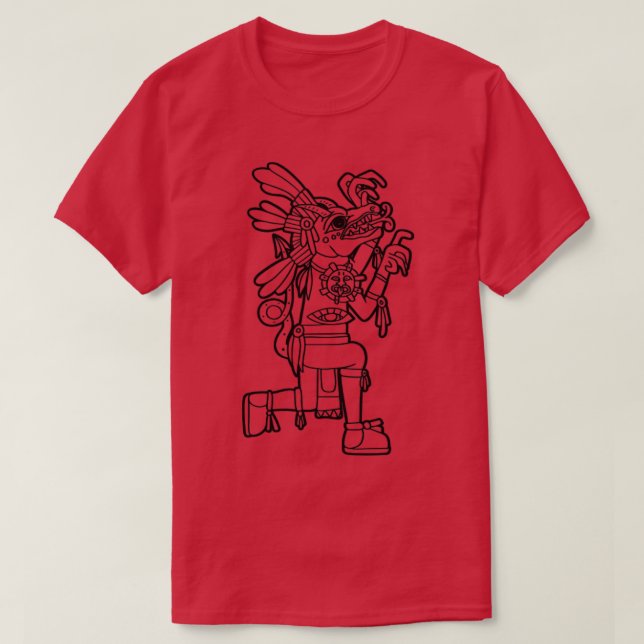 Camiseta Xolotl Azteca God Nahuatl Mayan Inca Toltec Gift (Diseño del anverso)