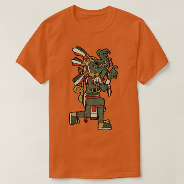Camiseta Xolotl Azteca God Nahuatl Mayan Inca Toltec Gift2 (Diseño del anverso)