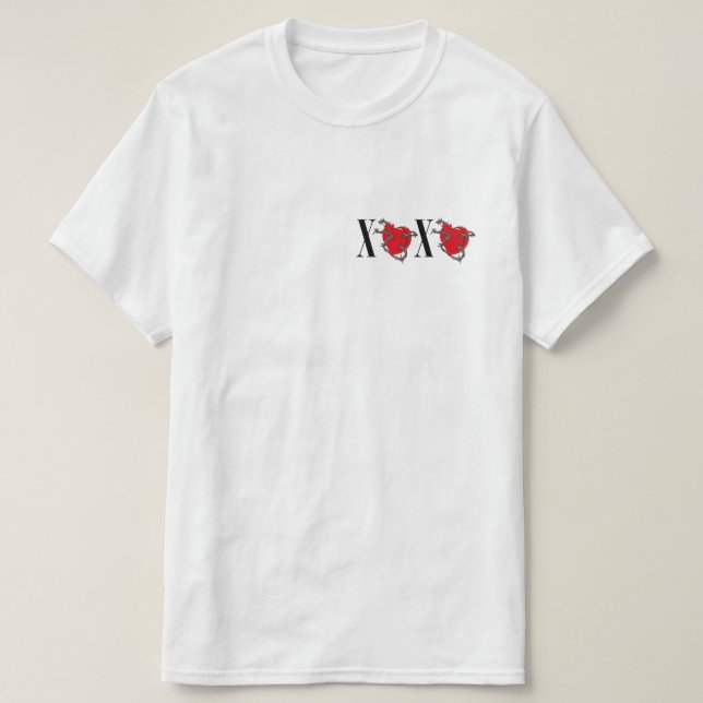 CAMISETA XOXO (Diseño del anverso)