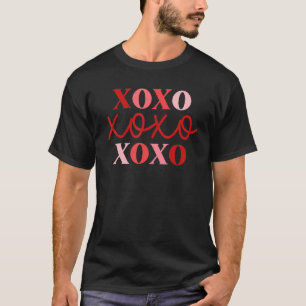 Camiseta XOXO Abrazos y Besos Feliz Día de San Valentín Par