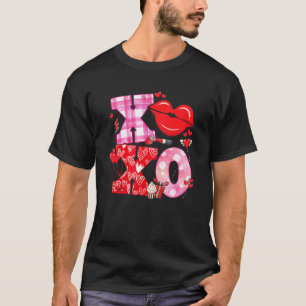 Camiseta Xoxo Abrazos Y Besos Pareja Día de San Valentín De