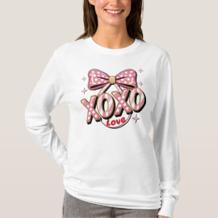 Camiseta XOXO Amor Día de San Valentín