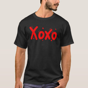 Camiseta XOXO Amor dulce Valentine Corazón romántico San Va