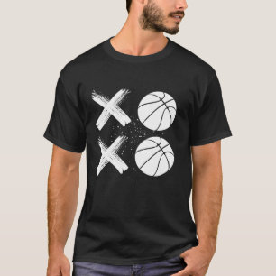 Camiseta XOXO Baloncesto Amor Abrazos y Besos Amor Basketba