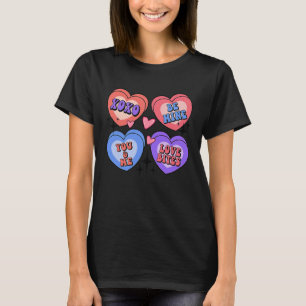 Camiseta XOXO Be Mine Valentine Retro Teacher Valentines Da