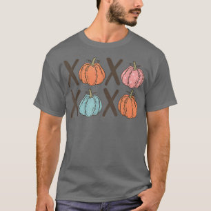 Camiseta XOXO Calabaza Estilo Vintage Caída Otoño Thanksgiv