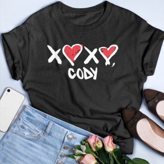 Camiseta Xoxo Cody Rigsby Pelo Día de San Valentín Cuto de