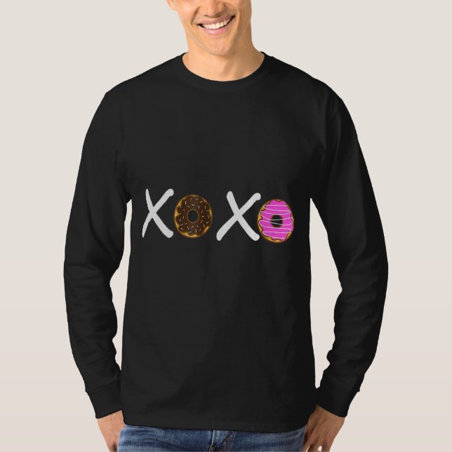 Camiseta Xoxo Donuts Heather Raspberry ValentDay (Anverso)