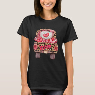 Camiseta Xoxo, El día de San Valentín de Camión de Leopardo