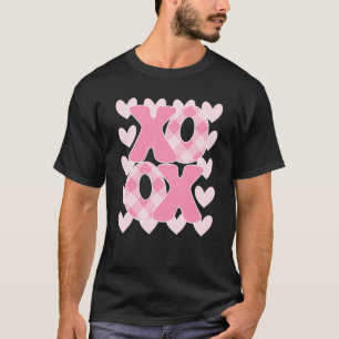 Camiseta XoXo El día de San Valentín Vibes de amor retro