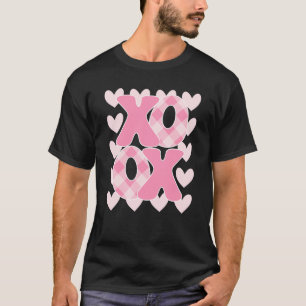 Camiseta XoXo El día de San Valentín Vibes de amor retro