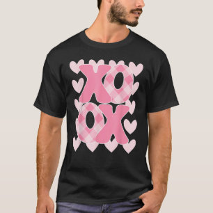 Camiseta XoXo El día de San Valentín Vibes de amor retro
