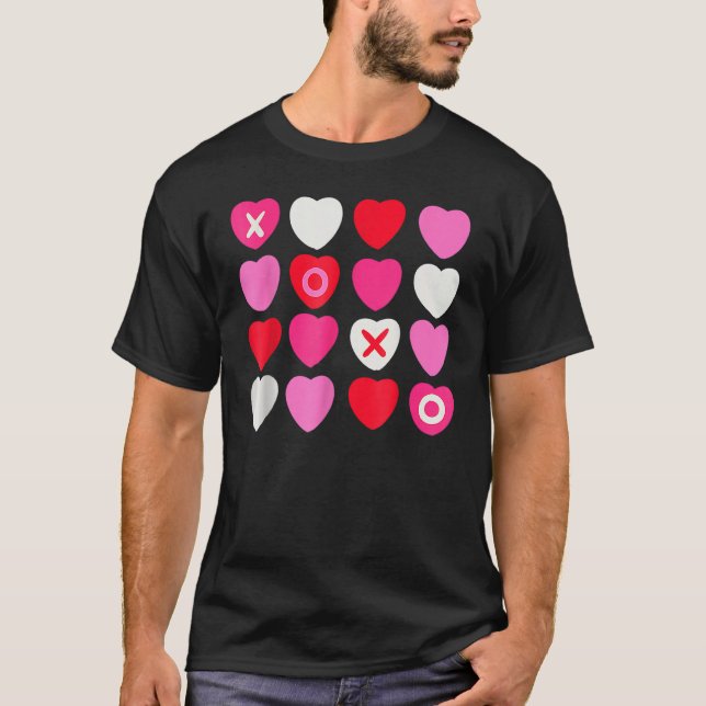 Camiseta XOXO Hearts Valentine's Day  for Him Her Kids (Anverso)