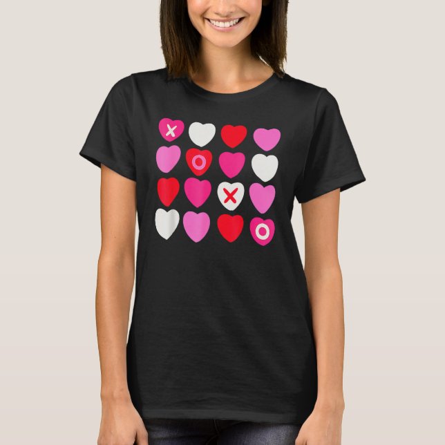 Camiseta XOXO Hearts Valentine's Day  for Him Her Kids (Anverso)