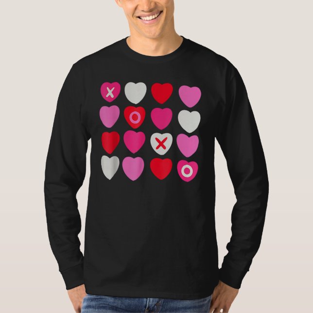 Camiseta XOXO Hearts Valentine's Day  for Him Her Kids (Anverso)