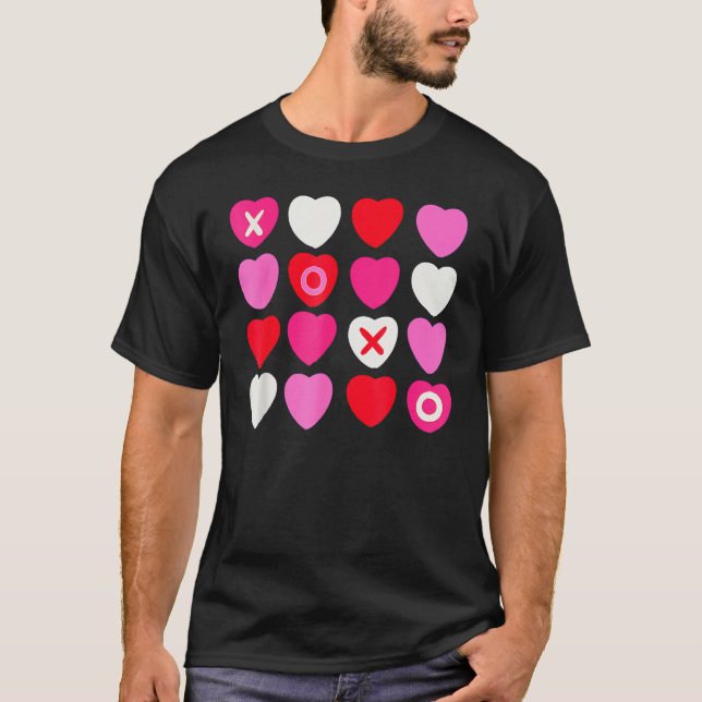 Camiseta XOXO Hearts Valentine's Day  for Him Her Kids (Anverso)