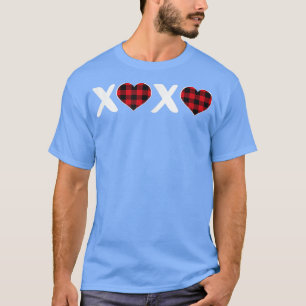 Camiseta XOXO Impresión de Corazón Impresión gráfica Mujere