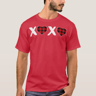 Camiseta XOXO Impresión de Corazón Impresión gráfica Mujere