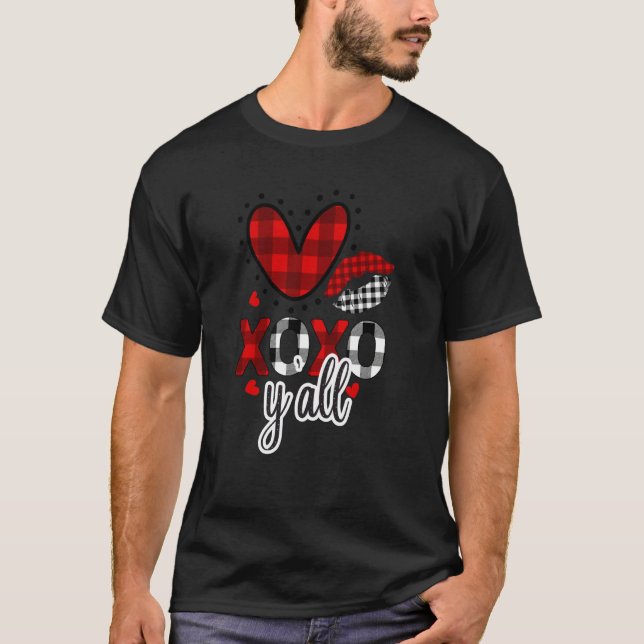 Camiseta XOXO Valentine Day Y'all (Anverso)
