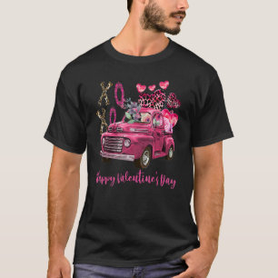 Camiseta Xoxo Valentine Heart Retro Truck Día de San Valent