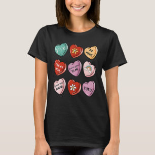Camiseta Xoxo Valentine Sweet Candy Heart Kiss Happy Valent