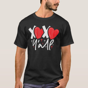 Camiseta XOXO Yall El día de San Valentín De V-Day Febrero 