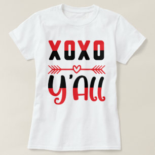 Camiseta XOXO Y'all Valentine