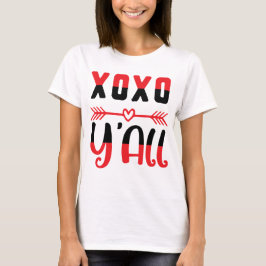 Camiseta XOXO Y'all Valentine