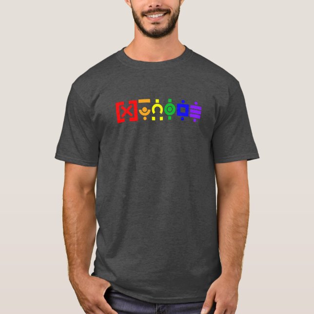 Camiseta XPRIDE en chico krakoano divertido (Anverso)