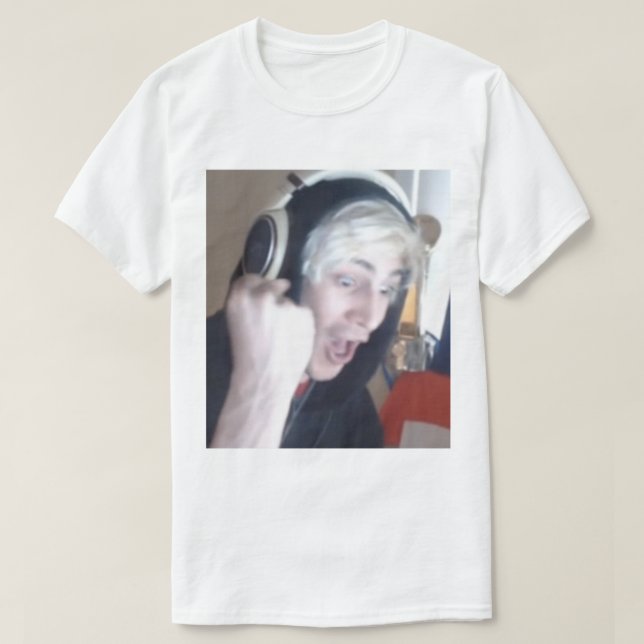Camiseta xQc POGchamp   (Diseño del anverso)