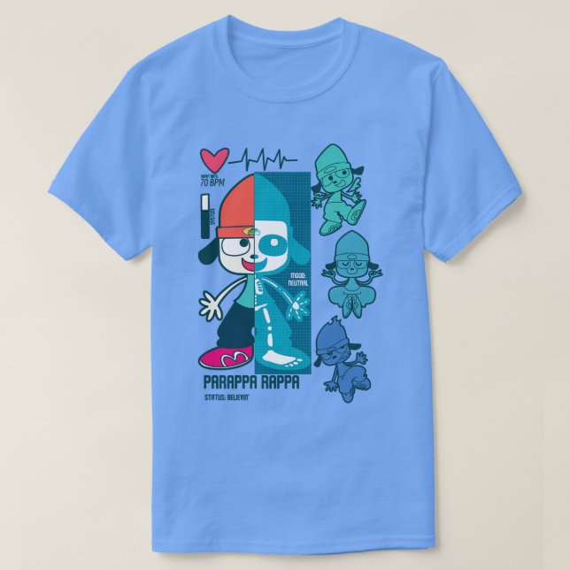 Camiseta XRay parappa (Diseño del anverso)