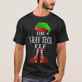 Camiseta Xray Tech Elf Gracioso Grupo Pajama Christma