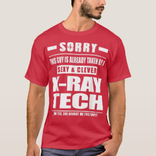 Camiseta XRay TechGift Para Novio Marido Fiance Rad Tec