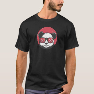 Camiseta Xrp Cute Crypto Panda Sun Glasses Retro