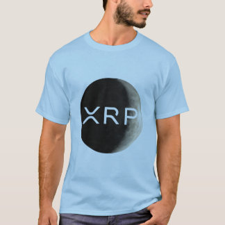 Camiseta xrp, logotipo de la luna, para hombre