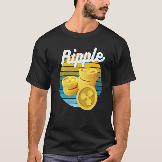 Camiseta Xrp Ripple Criptomoneda Cadena De Bloques Nft Bitc (Anverso)