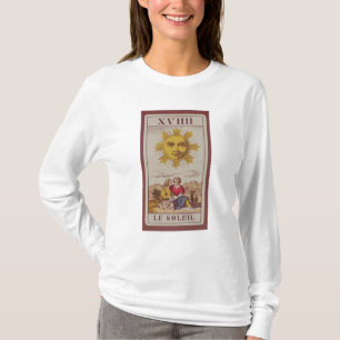 Camiseta XVIIII Le Soleil, carta de tarot francesa del Sun